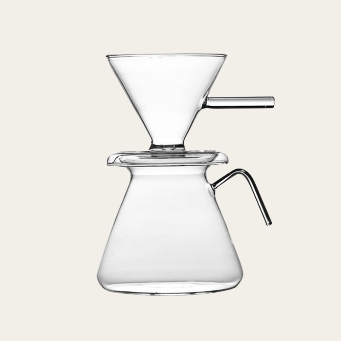 Barista-level control with our Pour Over Coffee Maker Set. Dual-layer filter for slow drips, rich flavor notes. Heat-resistant glass carafe for stove & microwave, zero odors. Easy to clean with wide opening and detachable dripper base. Elegant, space-saving base for a mess-free experience. Brew perfection, anytime, anywhere.